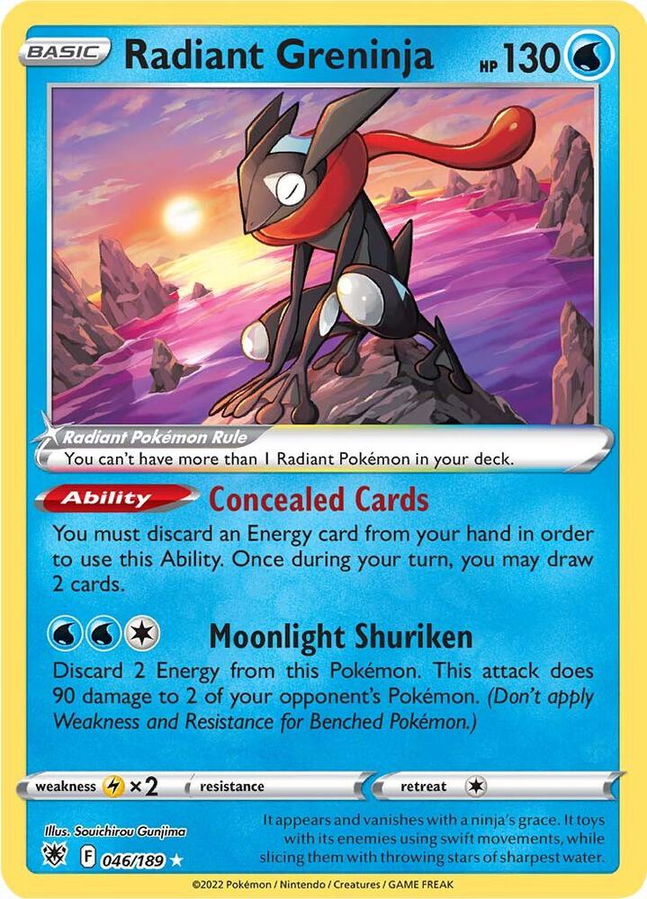 Radiant Greninja, Astral Radiance #046/189