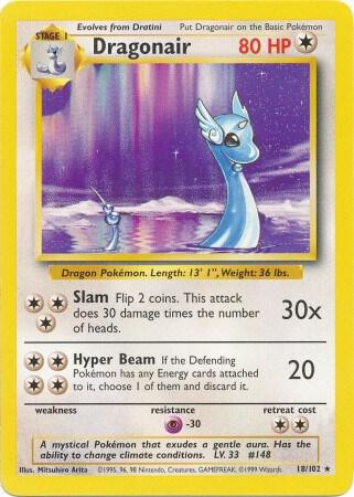 Dragonair, Base Set #18/102