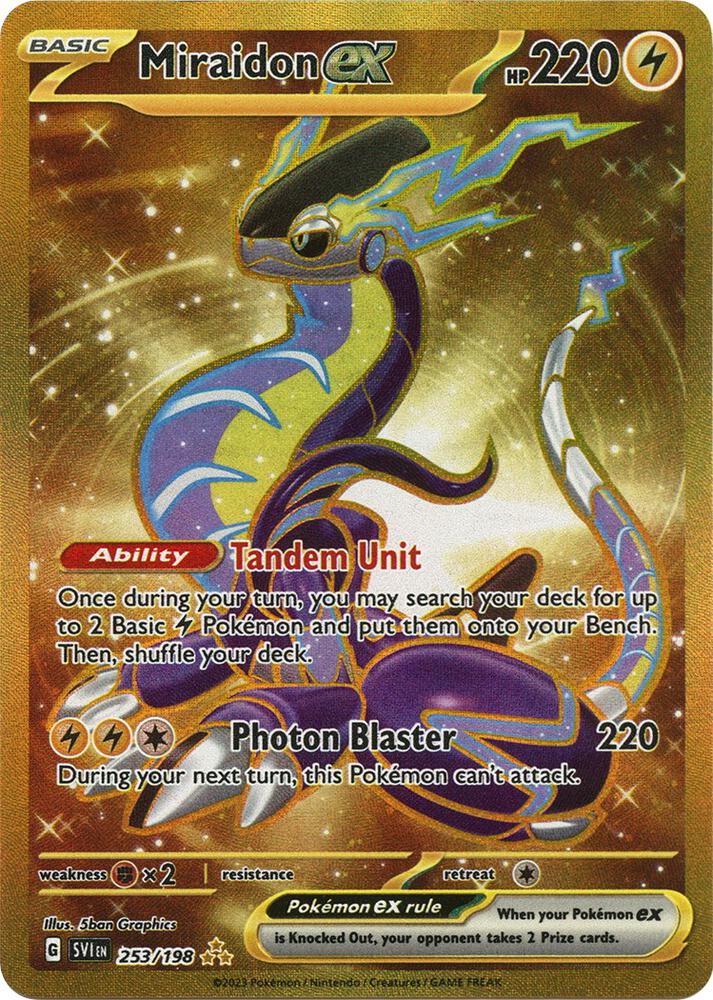 Miraidon ex, Scarlet & Violet Base Set #253/198