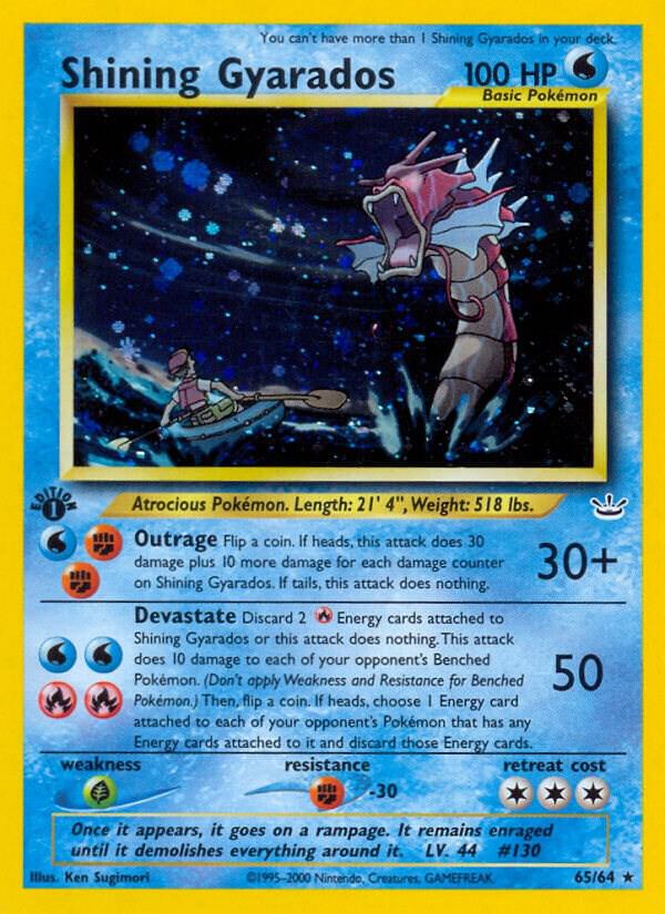 Shining Gyarados, Neo Revelation #65/64